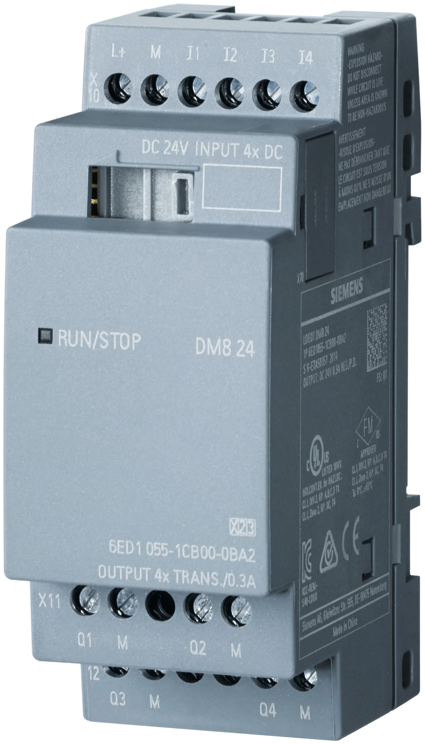 6ED1055-1CB00-0BA2 LOGO! 8 DM8 24