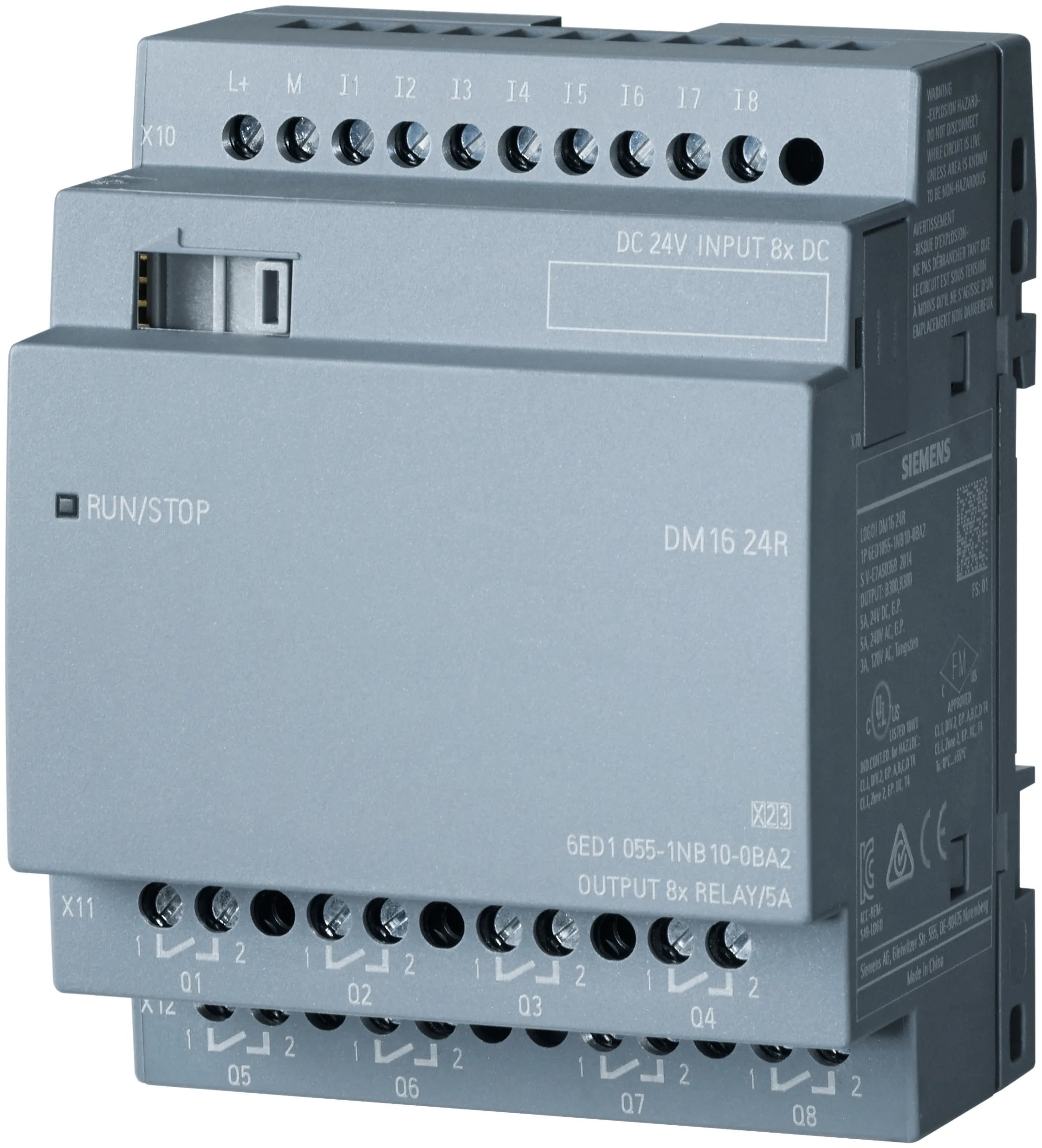 6ED1055-1NB10-0BA2 LOGO! 8 DM16 24R