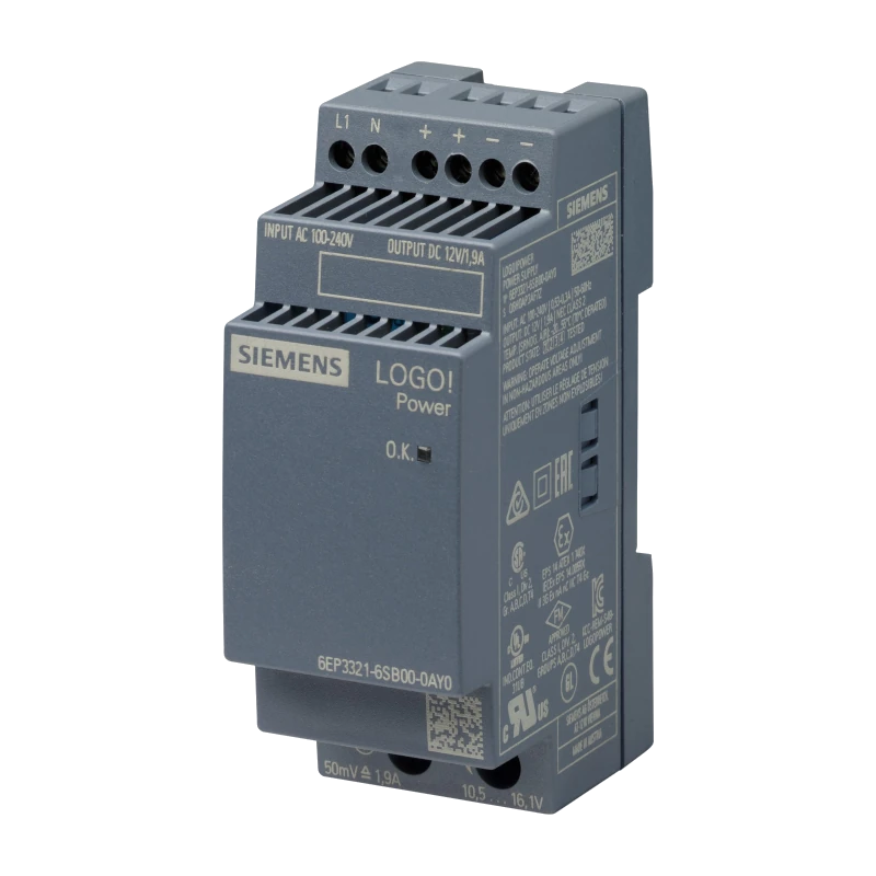 LOGO!POWER 12 V / 0.9 A - 6EP3321-6SB00-0AY0