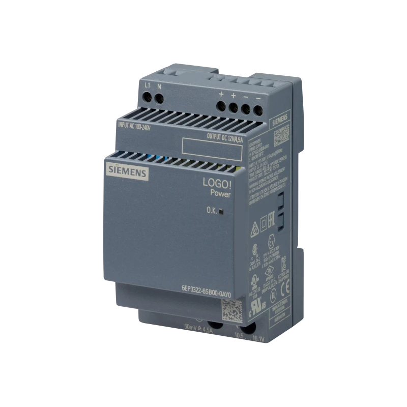 LOGO!POWER 12 V 54W - 6EP3322-6SB00-0AY0