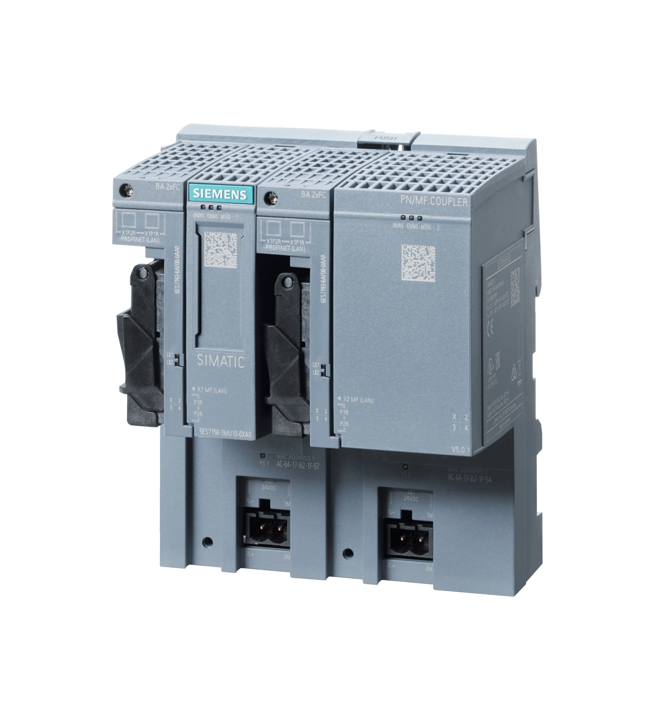 SIMATIC PN/MF COUPLER MULTI-FIELDBUS COUPLER - 6ES7158-3MU10-0XA0