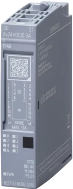 SIMATIC ET 200SP MODUŁ WYJŚĆ BINARNYCH 8 WYJŚĆ (24V DC/0.5A) STANDARD - 6ES7132-6BF01-0BA0