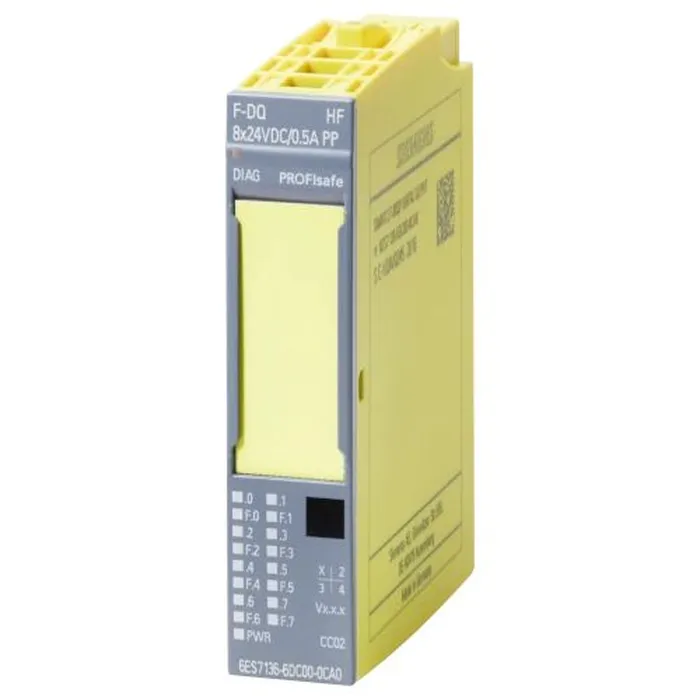 SIMATIC ET 200SP MODUŁ WYJŚĆ BINARNYCH FAIL-SAFE 8 WYJŚĆ PP (24V DC/0.5A) - 6ES7136-6DC00-0CA0