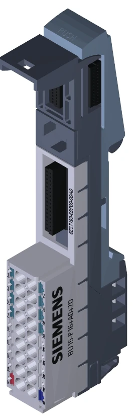 SIMATIC ET 200SP PODSTAWKA DLA MODUŁÓW ROZSZERZEŃ BU15-P16+A0+2D - 6ES7193-6BP00-0DA0