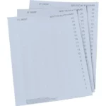SIMATIC ET 200SP 1000 LABELING STRIPS LIGHT GRAY - 6ES7193-6LA10-0AA0