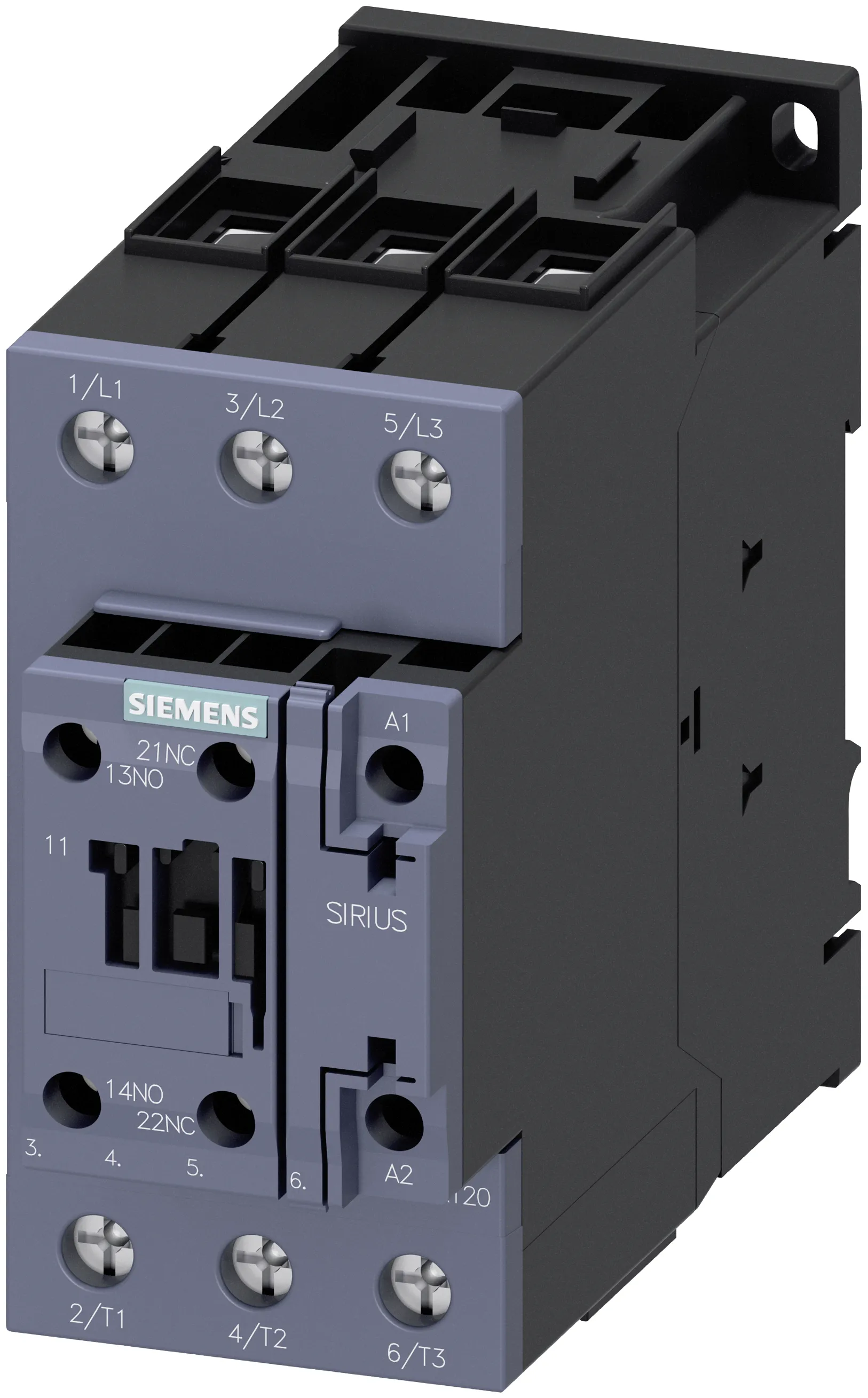 STYCZNIK AC-3 22 kW/400 V - 1 NO+1 NC - 3RT2036-1AL20