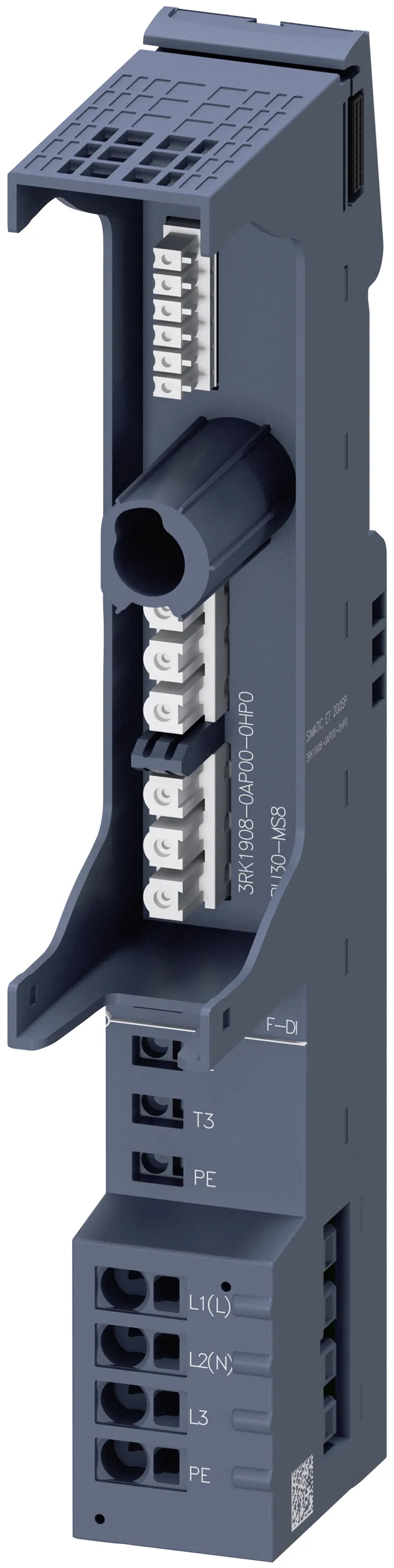 3RK1908-0AP00-0HP0 podstawa BU30-MS8 dla układu rozruchowego ET 200SP F-DI 500 VAC