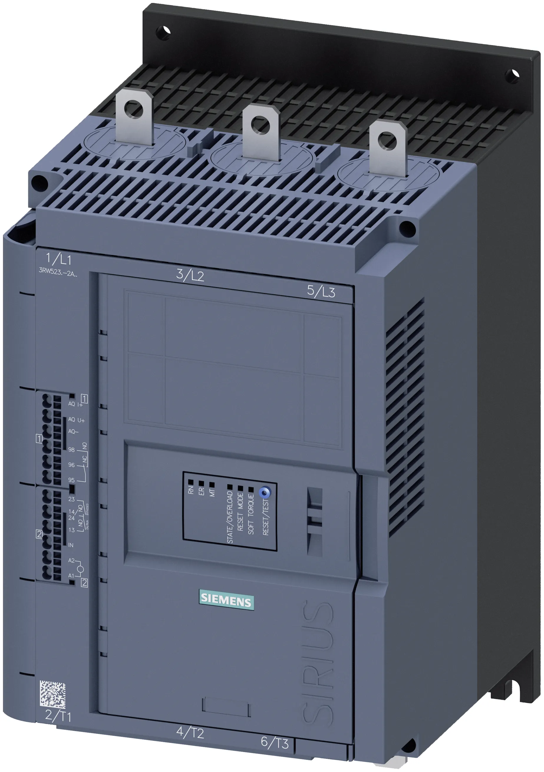 3RW5236-2AC15 Rozrusznik łagodny SIRIUS 110 KW 500 V 171 A 110-250 V AC