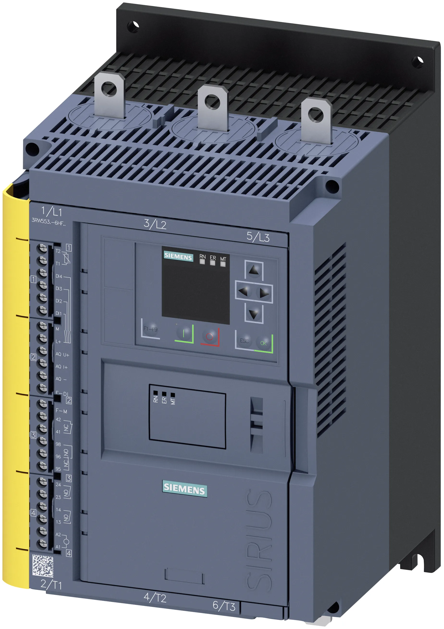 3RW5535-6HF14 SIRIUS soft starter fail-safe 200-480 V 75 kW 143 A