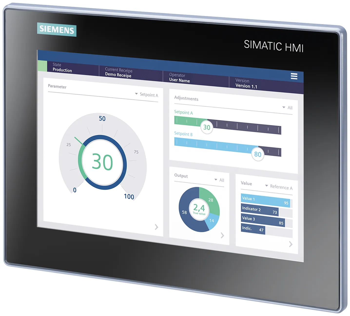 6AV2123-3KB32-0AW0 simatic hmi mtp1000 unified basic panel dotykowy 10"