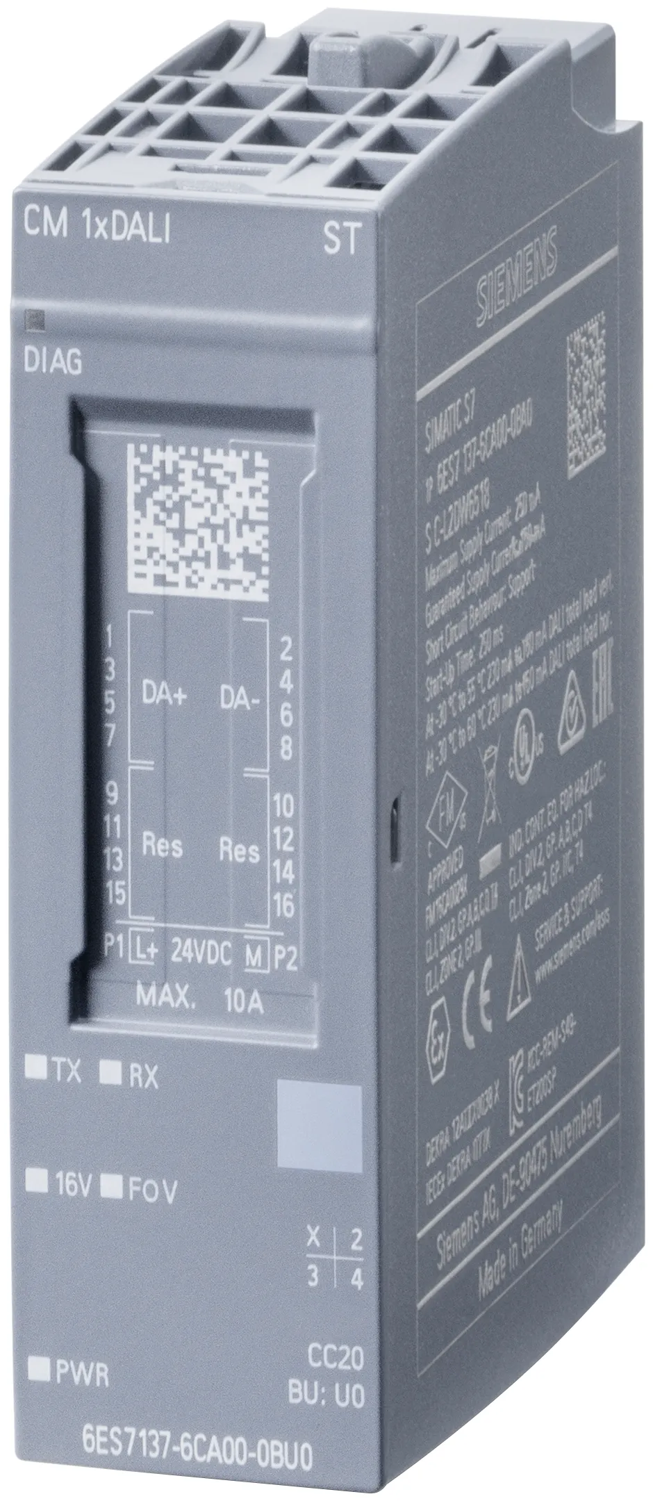 6ES7137-6CA00-0BU0 moduł komunikacji DALI master SIMATIC ET 200SP