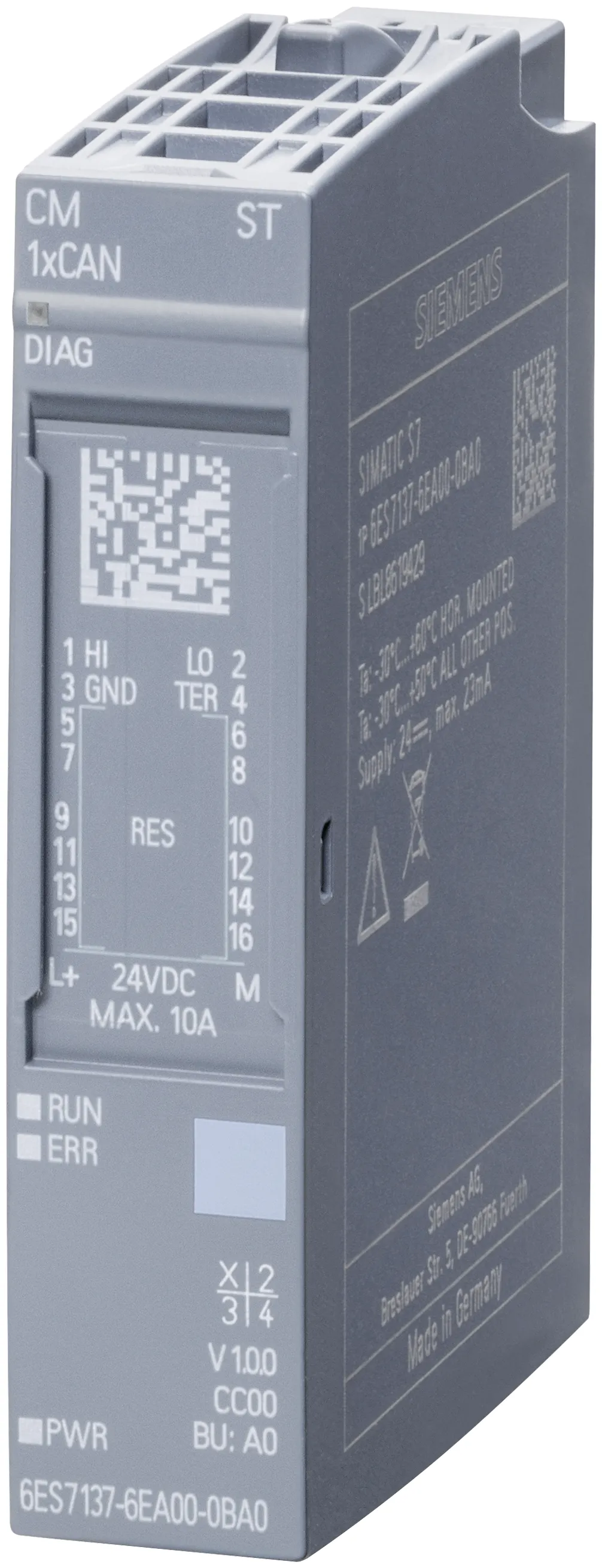 6ES7137-6EA00-0BA0 CM CAN bramka CANopen do ET 200SP