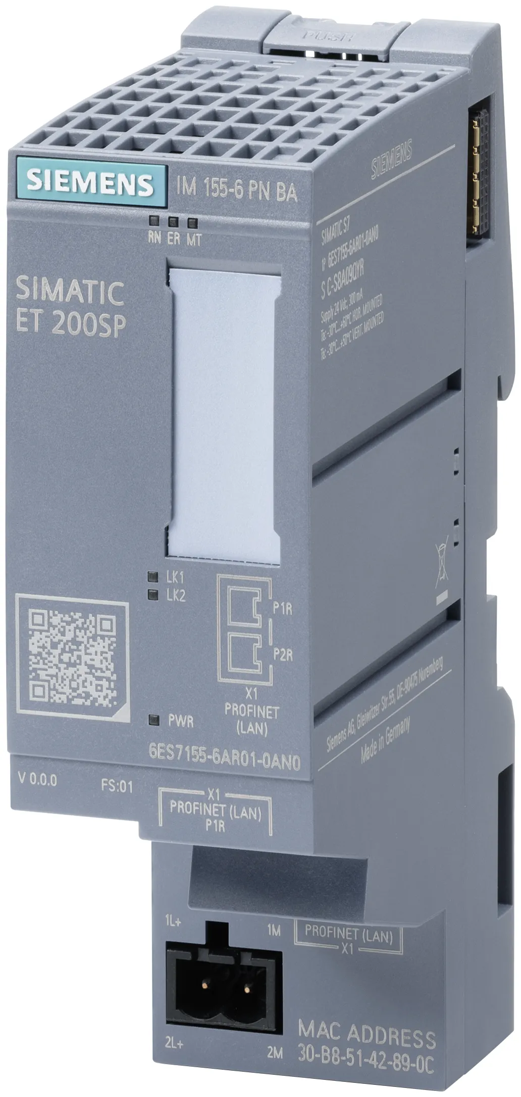 6ES7155-6AR01-0AN0 interfejs PROFINET ET 200SP IM 155-6 PN Basic