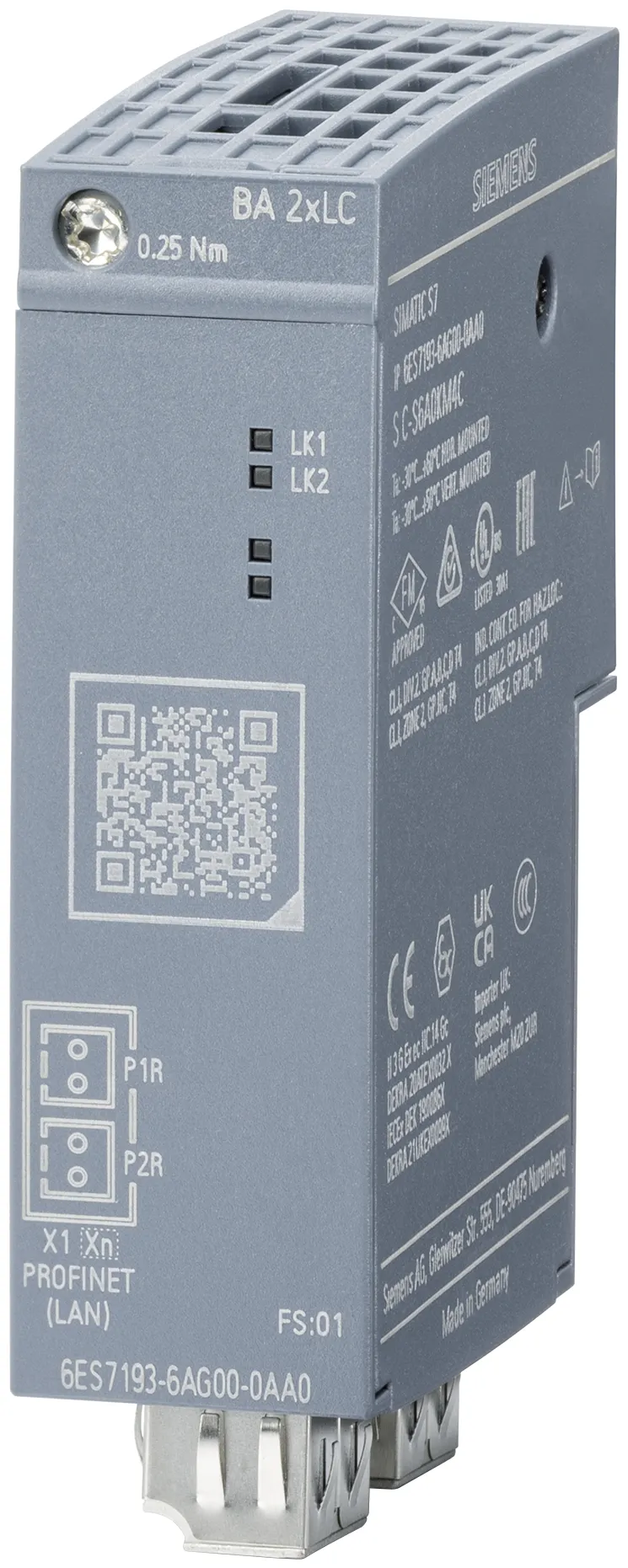6ES7193-6AG00-0AA0 SIMATIC ET 200SP Adapter Światłowodowy