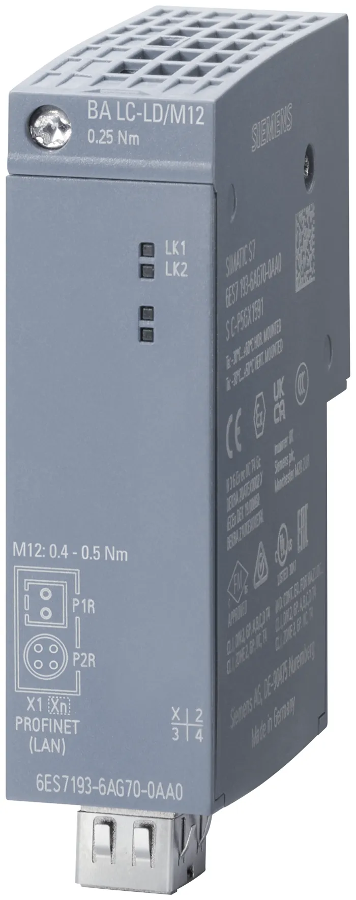 6ES7193-6AG70-0AA0 SIMATIC Adapter Magistrali LC-LD M12