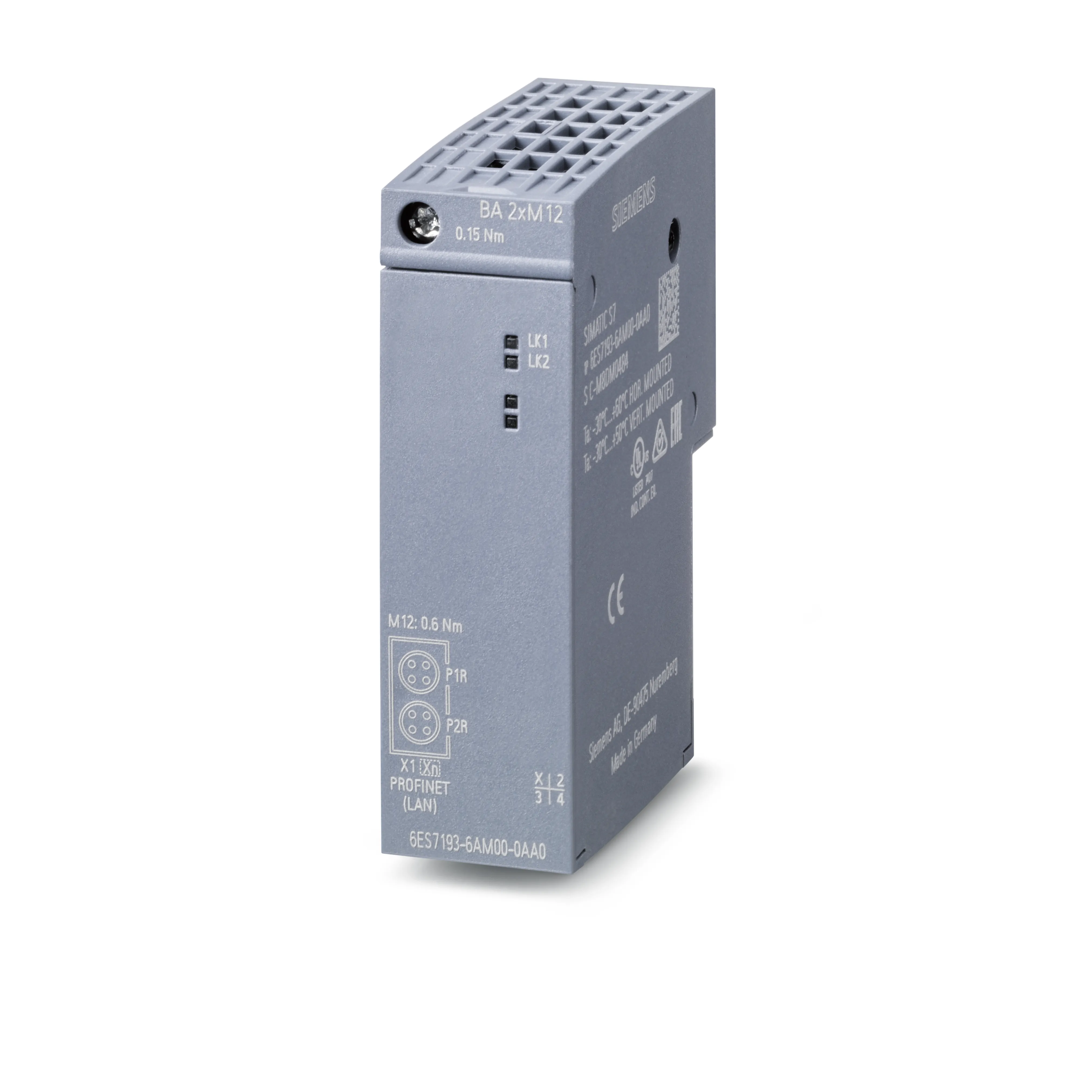 6ES7193-6AM00-0AA0 Adapter magistrali SIMATIC BA 2xM12