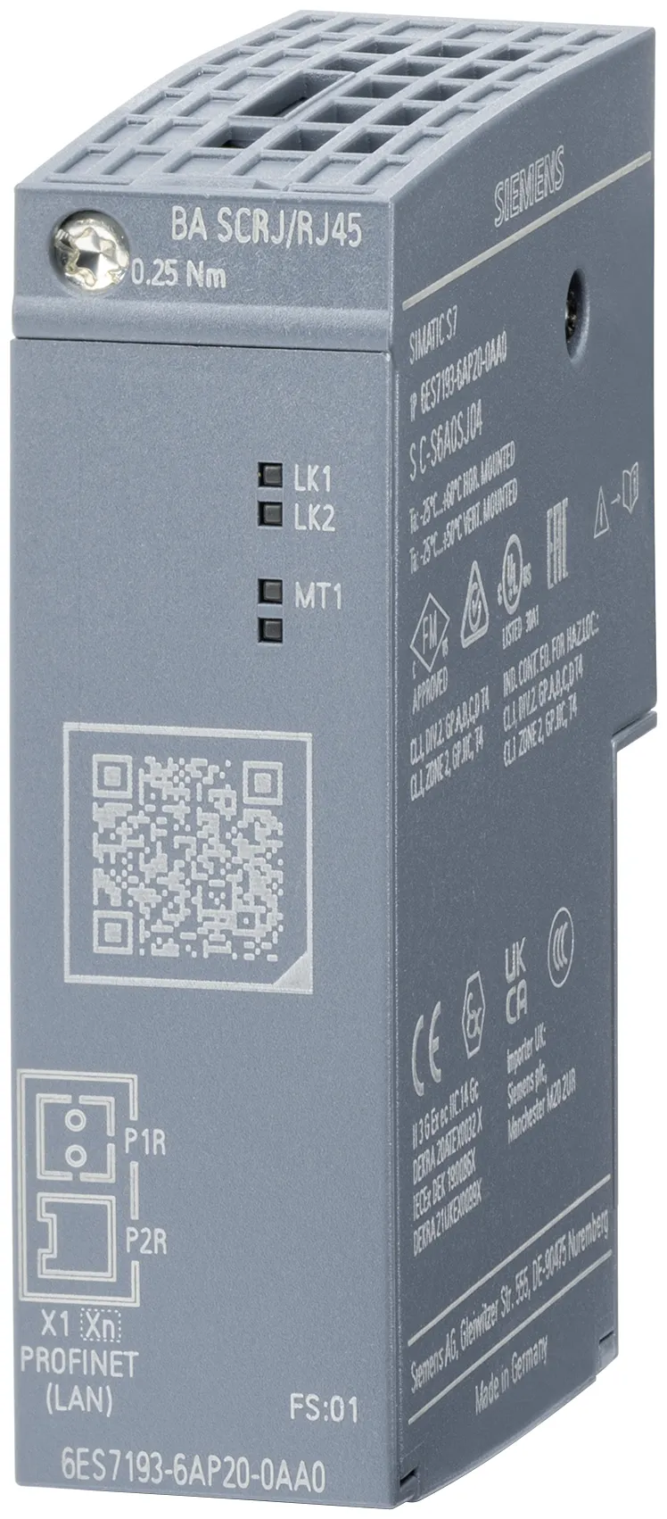 6ES7193-6AP20-0AA0 SIMATIC ET 200SP Adapter magistrali konwerter mediów