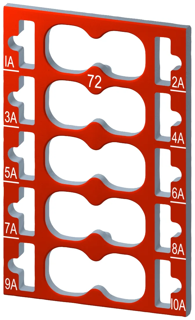 6ES7193-6CP72-2AA0 etykiety kodowane kolorem CC72 dla SIMATIC ET 200SP