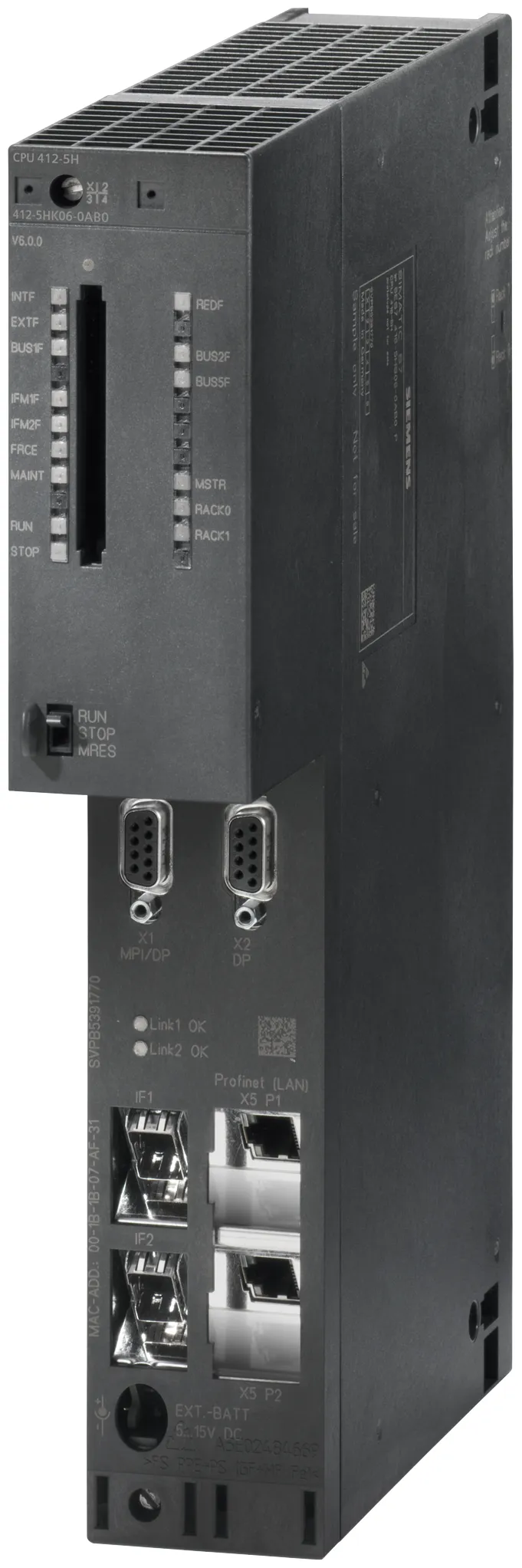 6ES7412-5HK06-0AB0 SIMATIC S7-400H CPU 412-5H PROFINET
