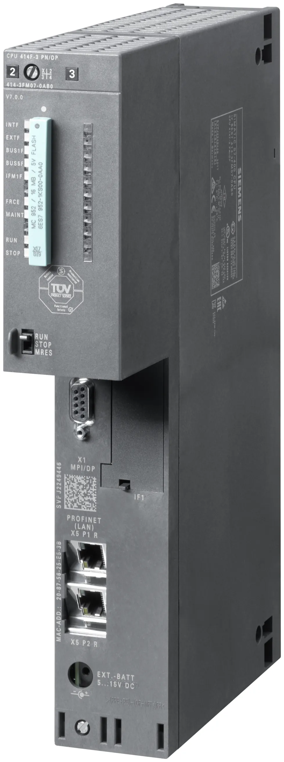 6ES7414-3FM07-0AB0 SIMATIC S7-400 CPU414F-3 PN/DP