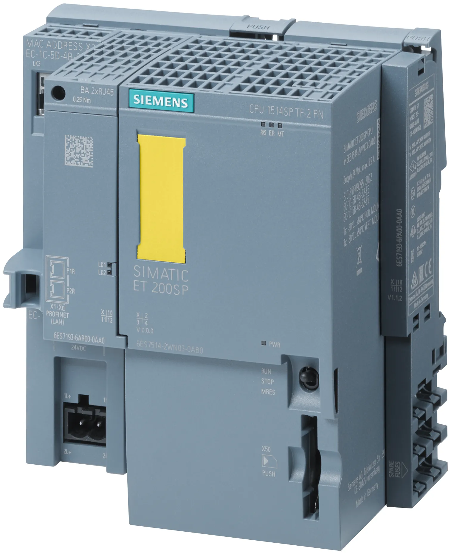 6ES7514-2WN03-0AB0 SIMATIC CPU 1514SP TF-2 PN dla ET 200SP