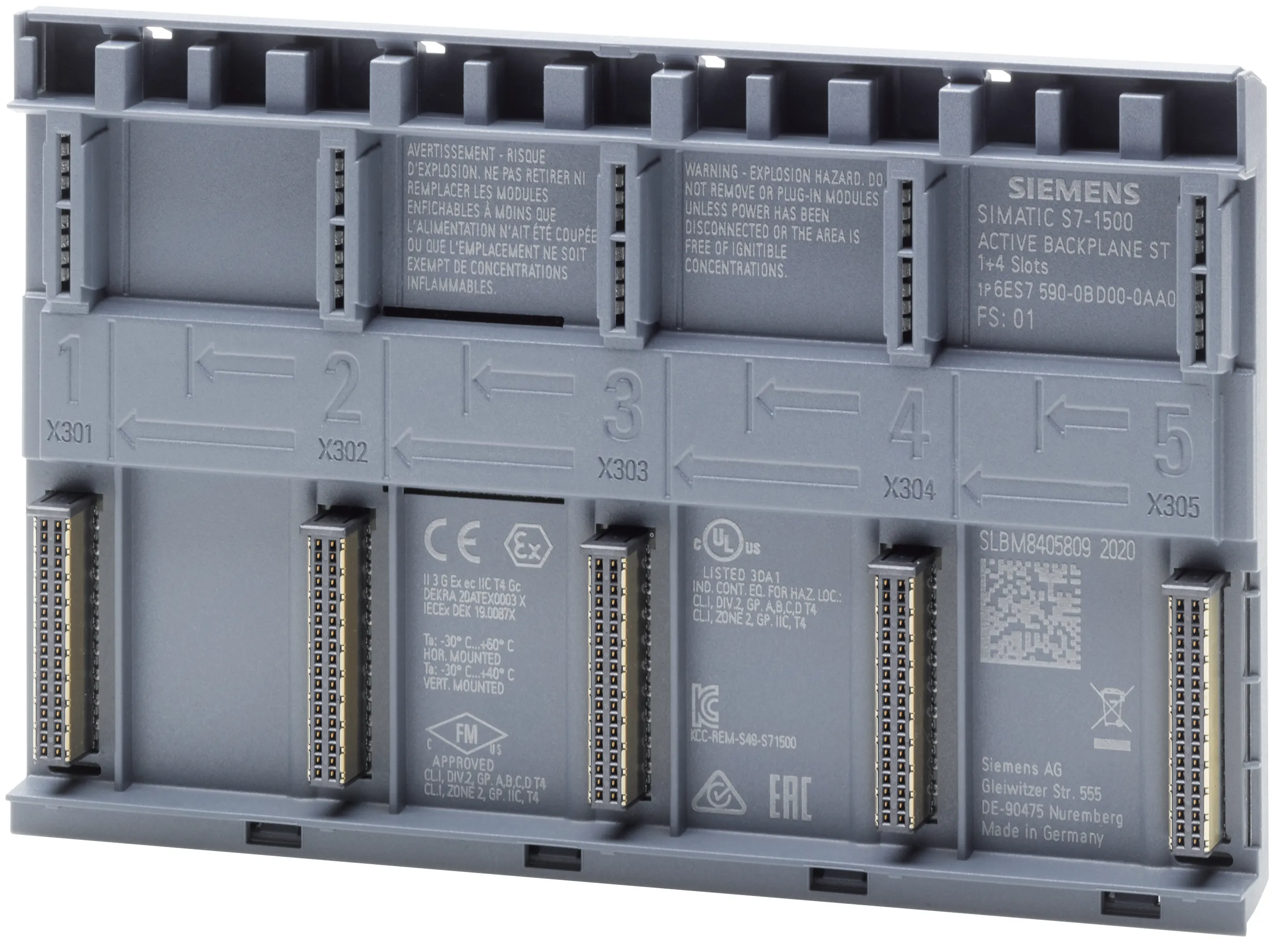 6ES7590-0BD00-0AA0 Aktywna szyna backplane 4 moduły