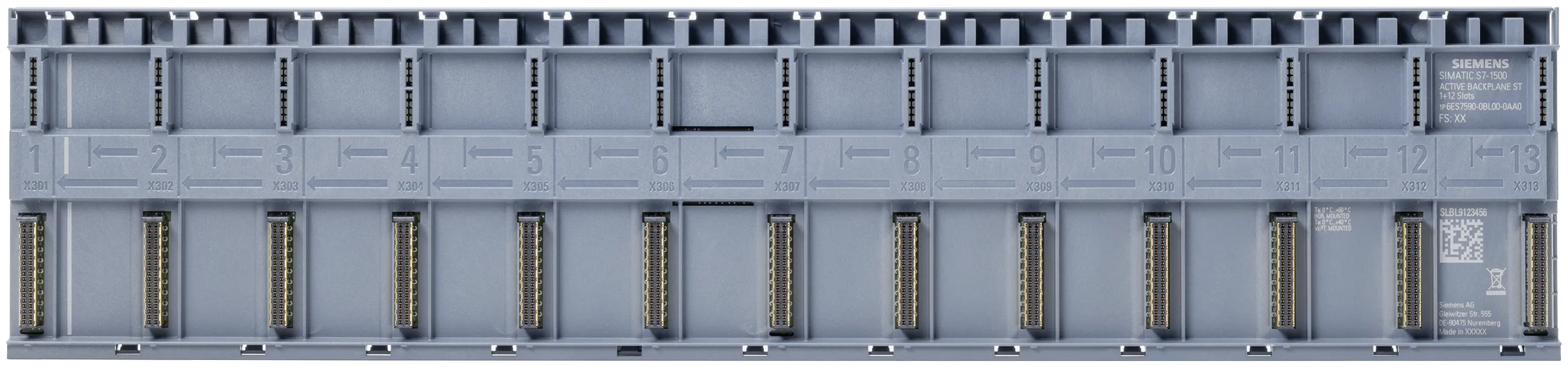 6ES7590-0BL00-0AA0 Aktywna szyna 12 S7-1500 ET 200MP