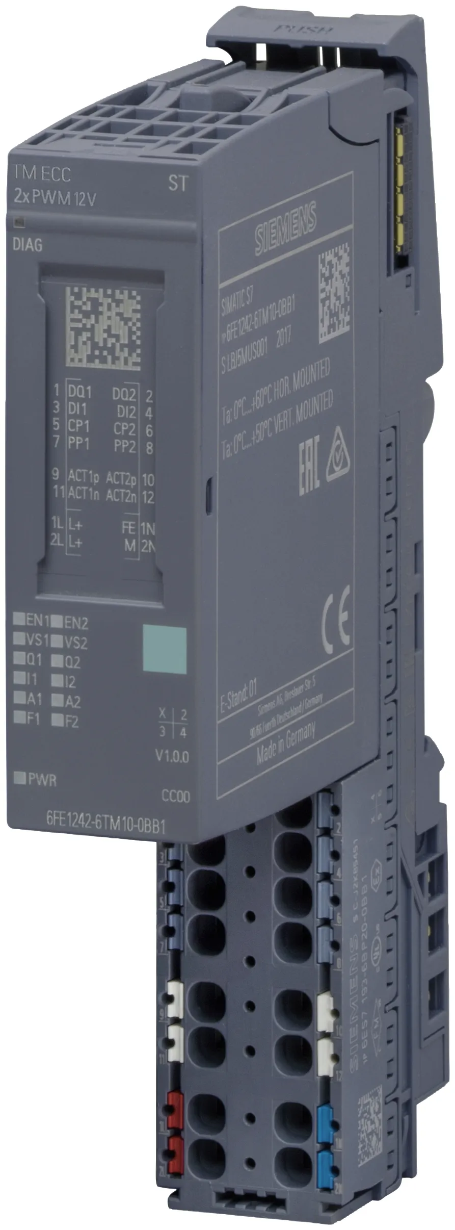 6FE1242-6TM10-0BB1 moduł technologiczny SIMATIC ET 200SP do sterowania ładowaniem AC