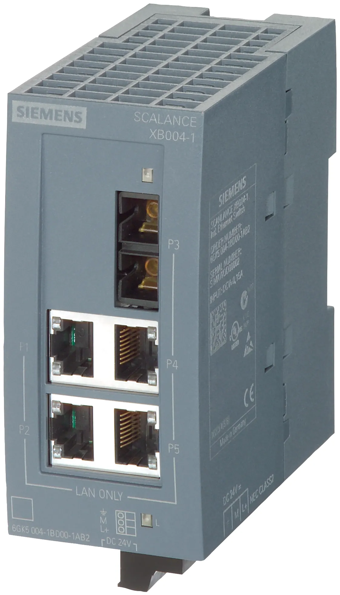 6GK5004-1BD00-1AB2 SCALANCE XB004-1 niezarządzany przełącznik Ethernet 10/100 Mbit/s