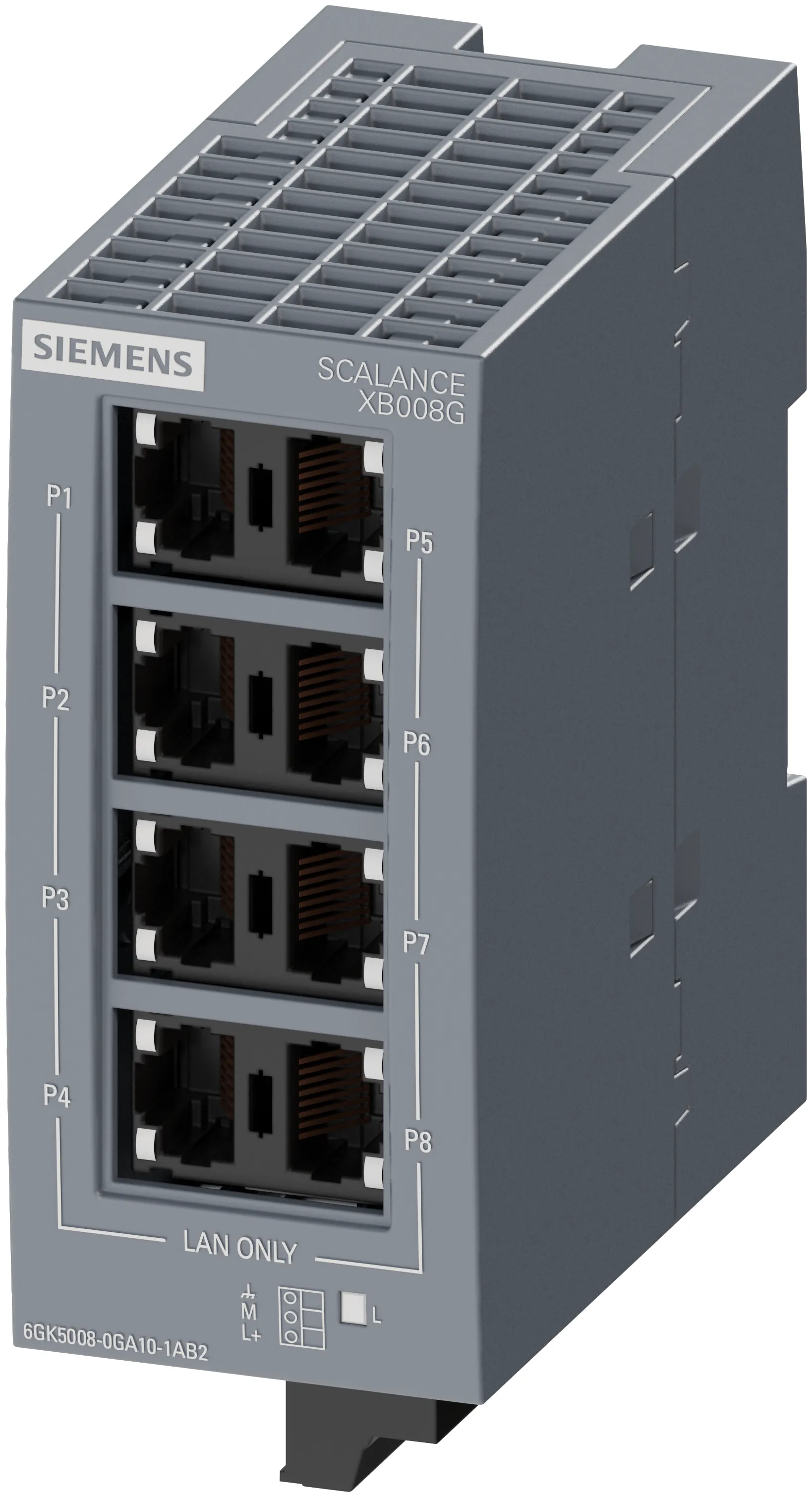 6GK5008-0GA10-1AB2 SCALANCE XB008G niezarządzalny przemysłowy switch Ethernet 8x 10/100/1000 Mbit/s