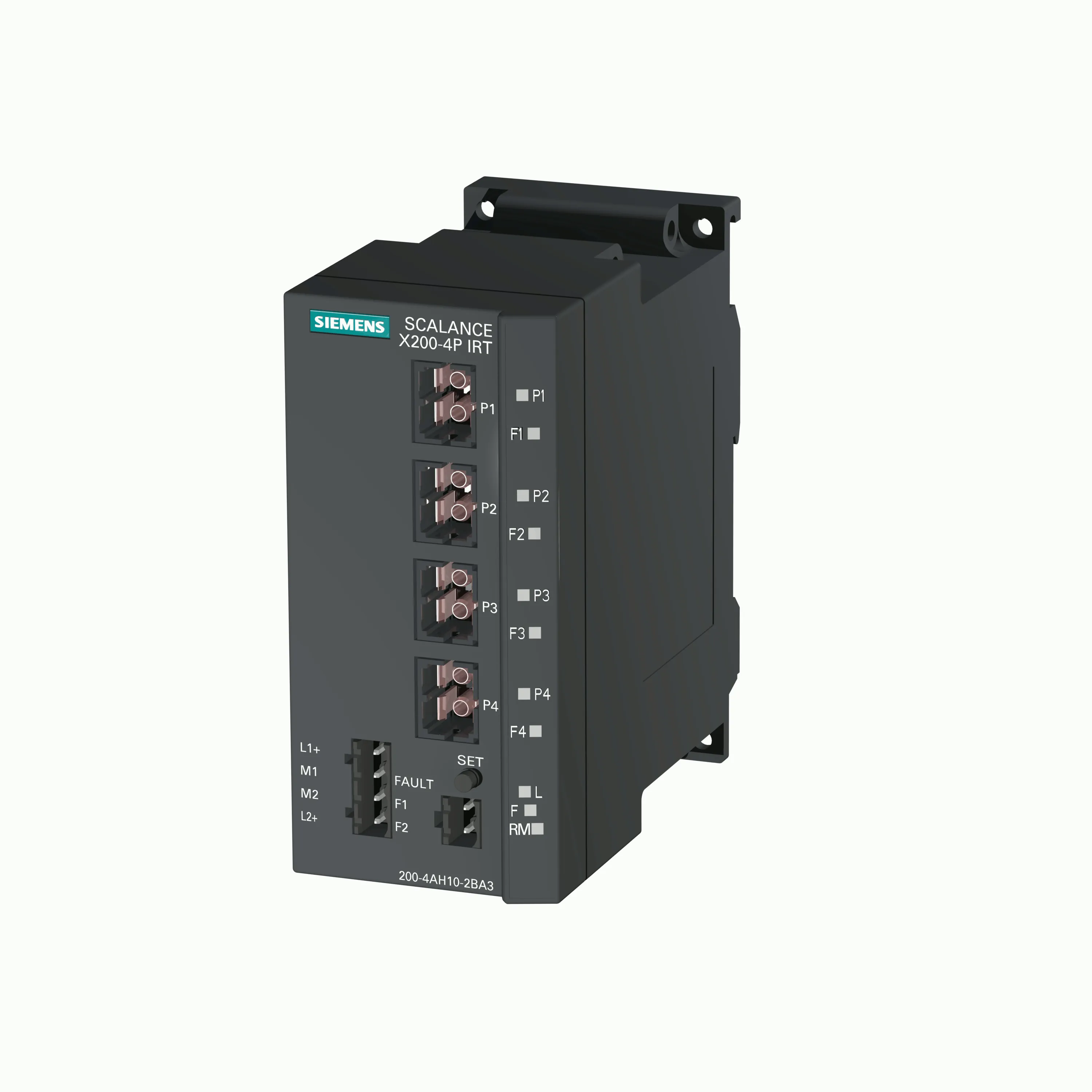 6GK5200-4AH10-2BA3 SCALANCE X200-4P IRT zarządzalny przełącznik Industrial Ethernet 4 porty POF SC RJ