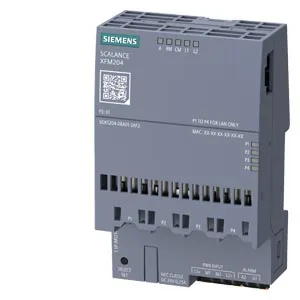 6GK5204-0BA01-2AF2 Scalance XFM204 płaski zarządzalny przełącznik warstwy 2 IE