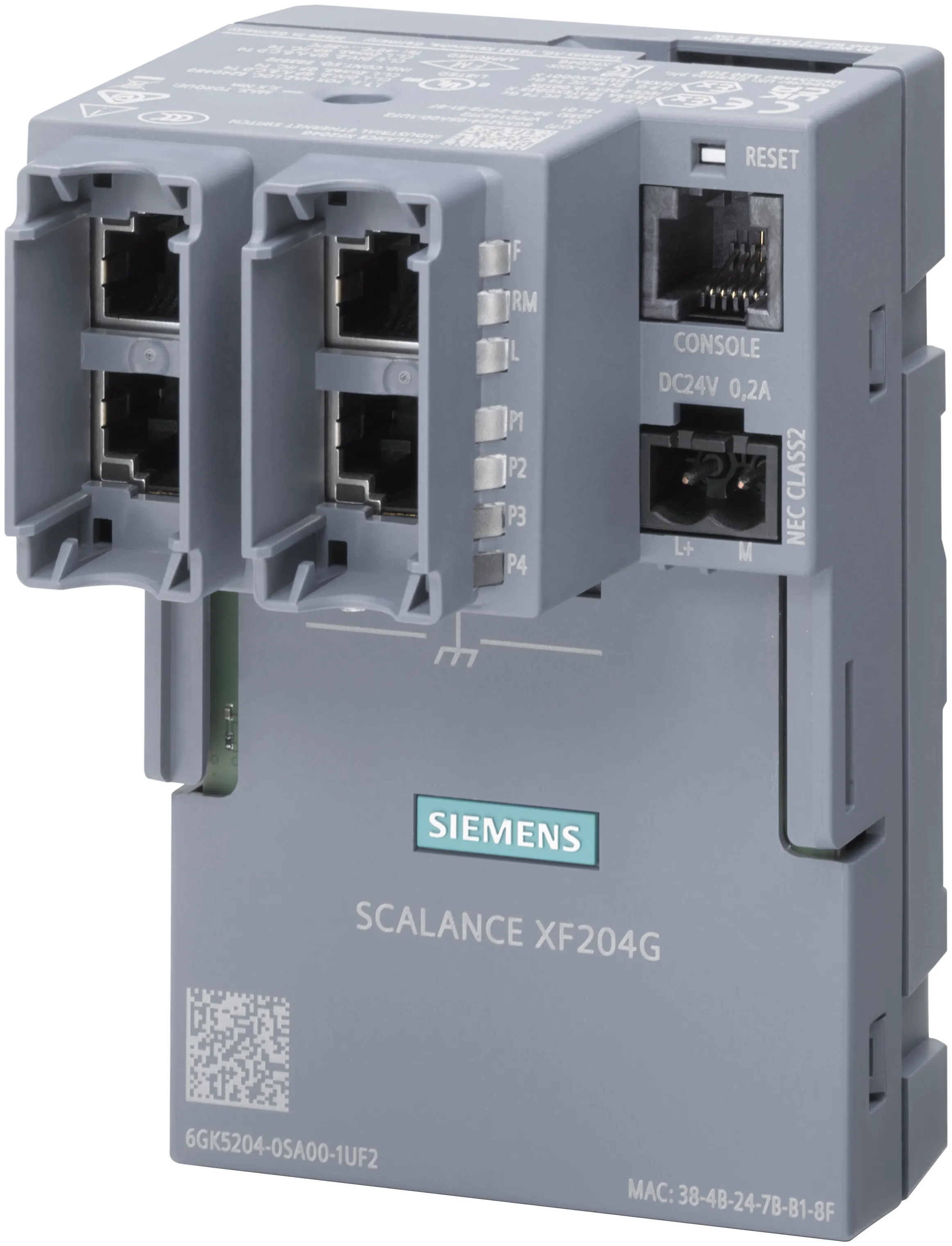 6GK5204-0GA00-1UF2 SCALANCE XF204G zarządzalny przełącznik przemysłowy Ethernet