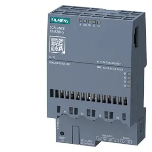 6GK5204-0GA01-2AF2 SCALANCE XFM204G płaski zarządzalny przełącznik Ethernet przemysłowy z 4 portami RJ45 1 Gbps