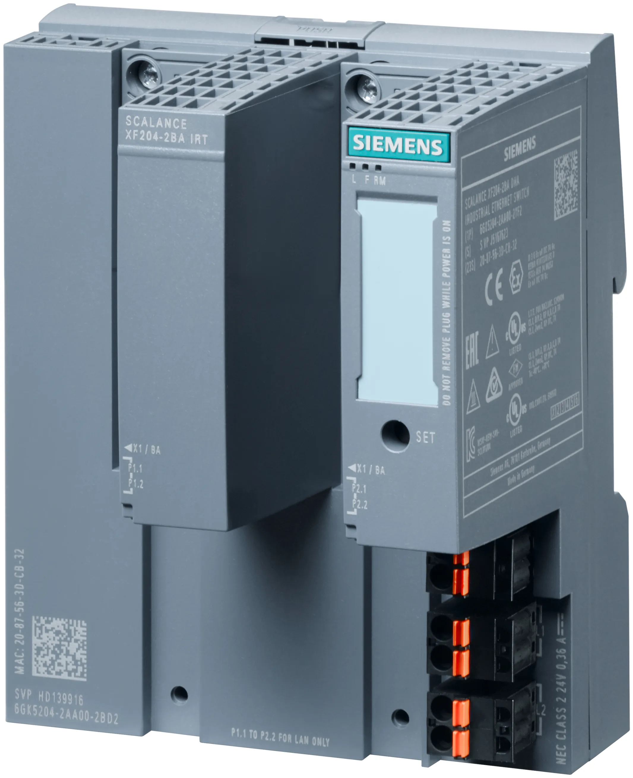 6GK5204-2AA00-2BD2 przełącznik IRT zarządzalny IE 4 porty 10/100 Mbit/s
