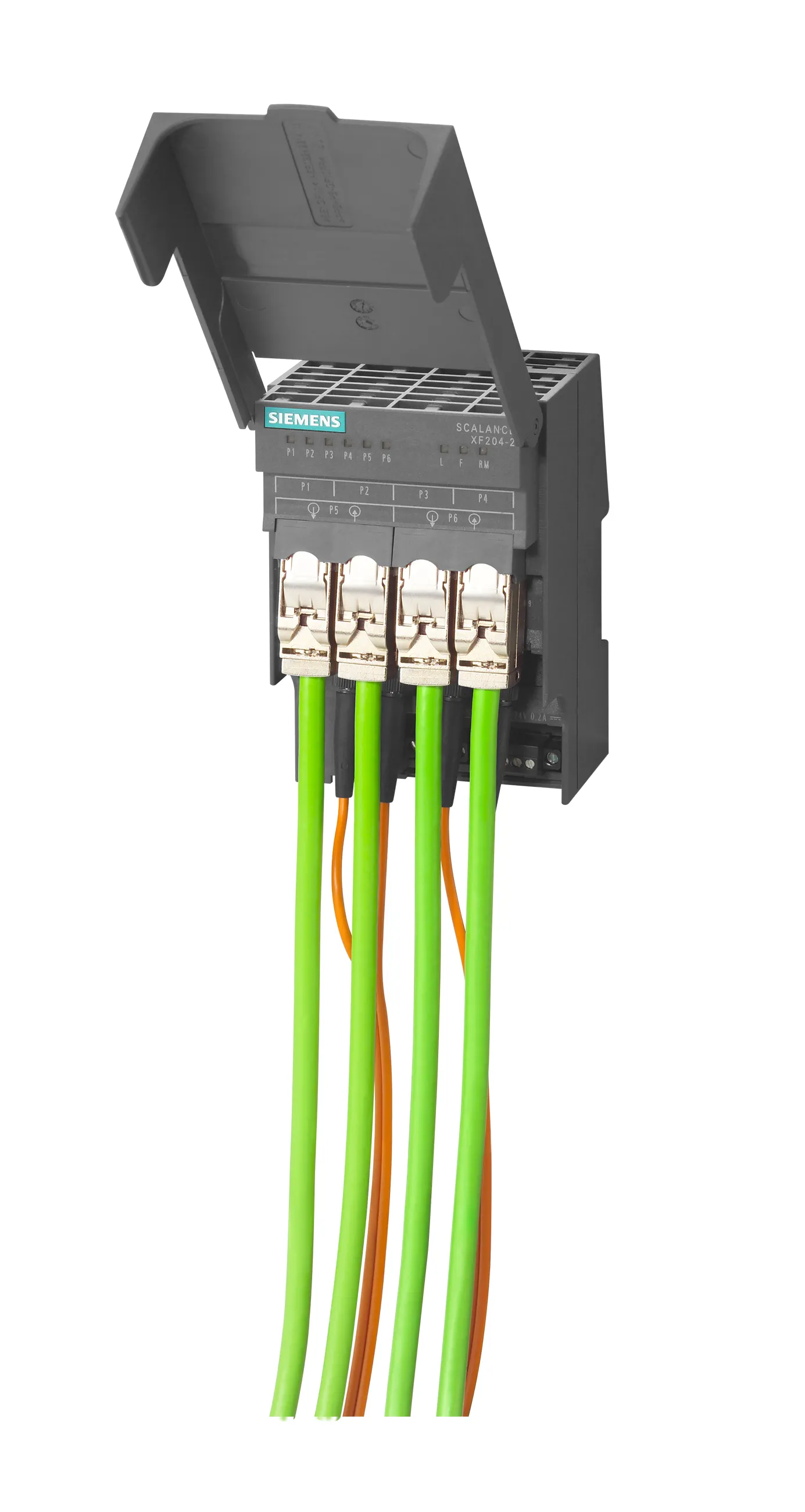 6GK5204-2BC00-2AF2 przełącznik zarządzalny SCALANCE XF204-2 flat 4x 10/100 Mbit/s RJ45 2x 100 Mbit/s FO