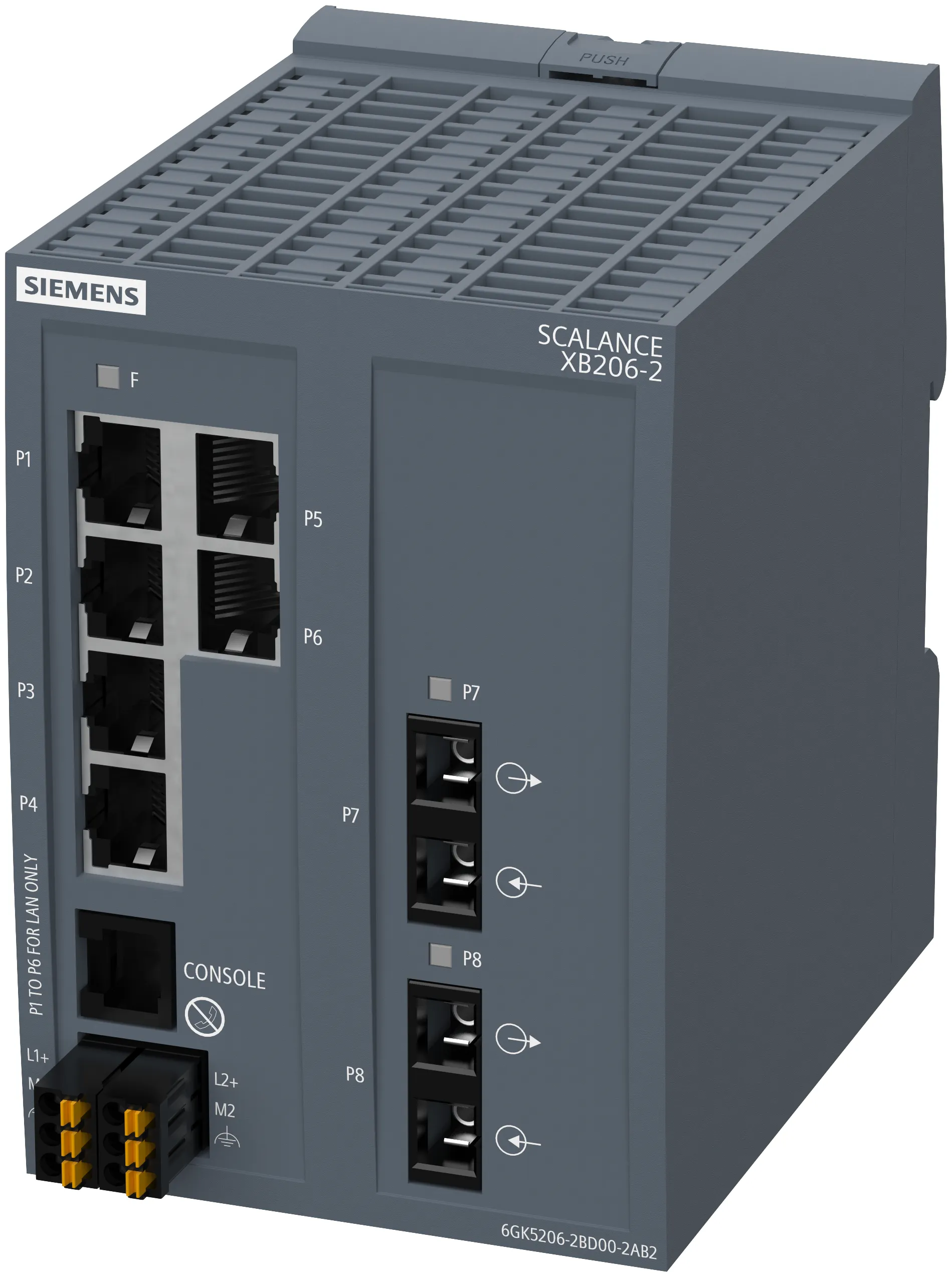 6GK5206-2BD00-2AB2 SCALANCE XB206-2 zarządzalny switch IE 6x 10/100 MBPS RJ45 2x MM FO SC