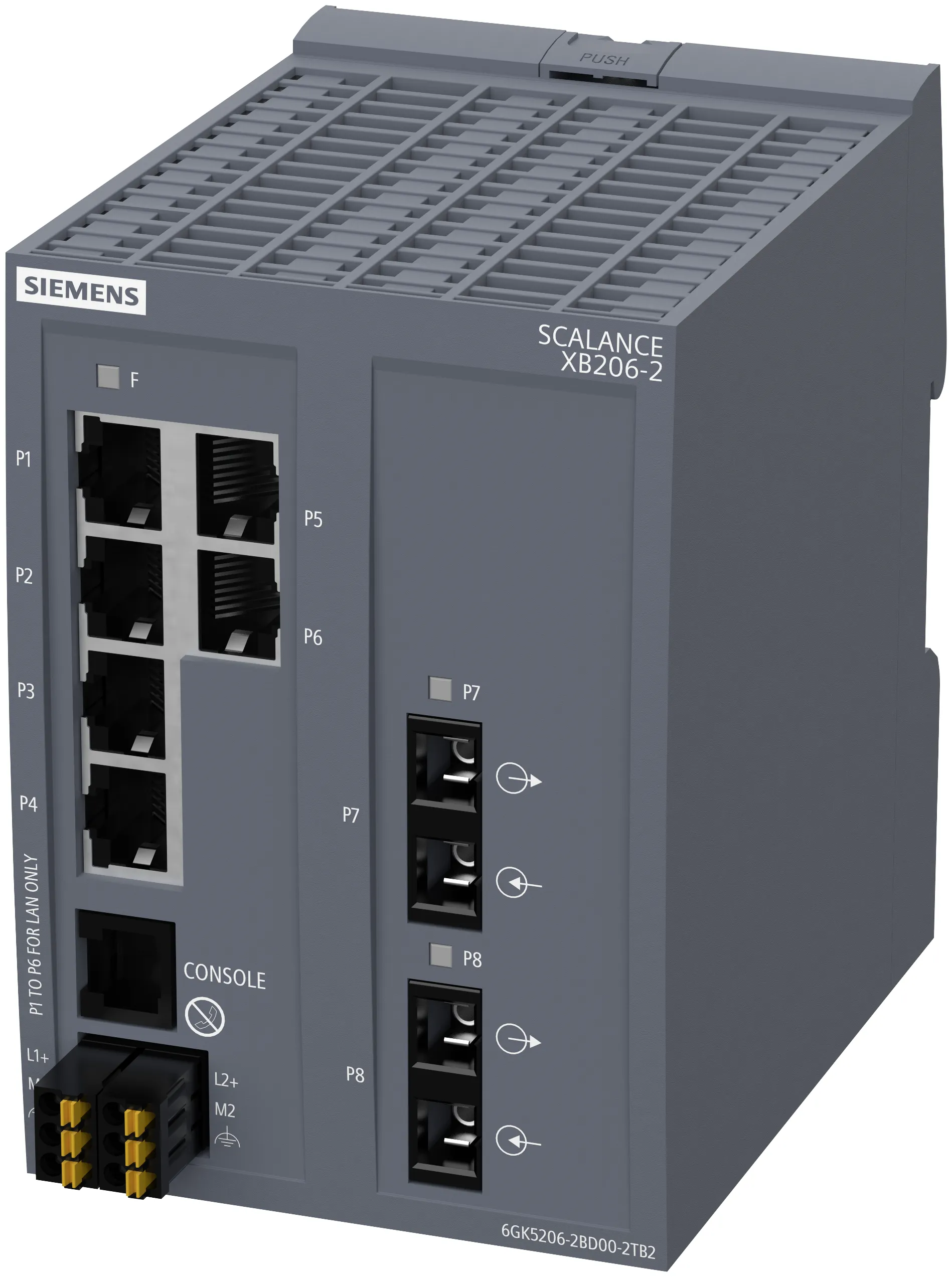 6GK5206-2BD00-2TB2 SCALANCE XB206-2 zarządzalny przełącznik Industrial Ethernet warstwy 2