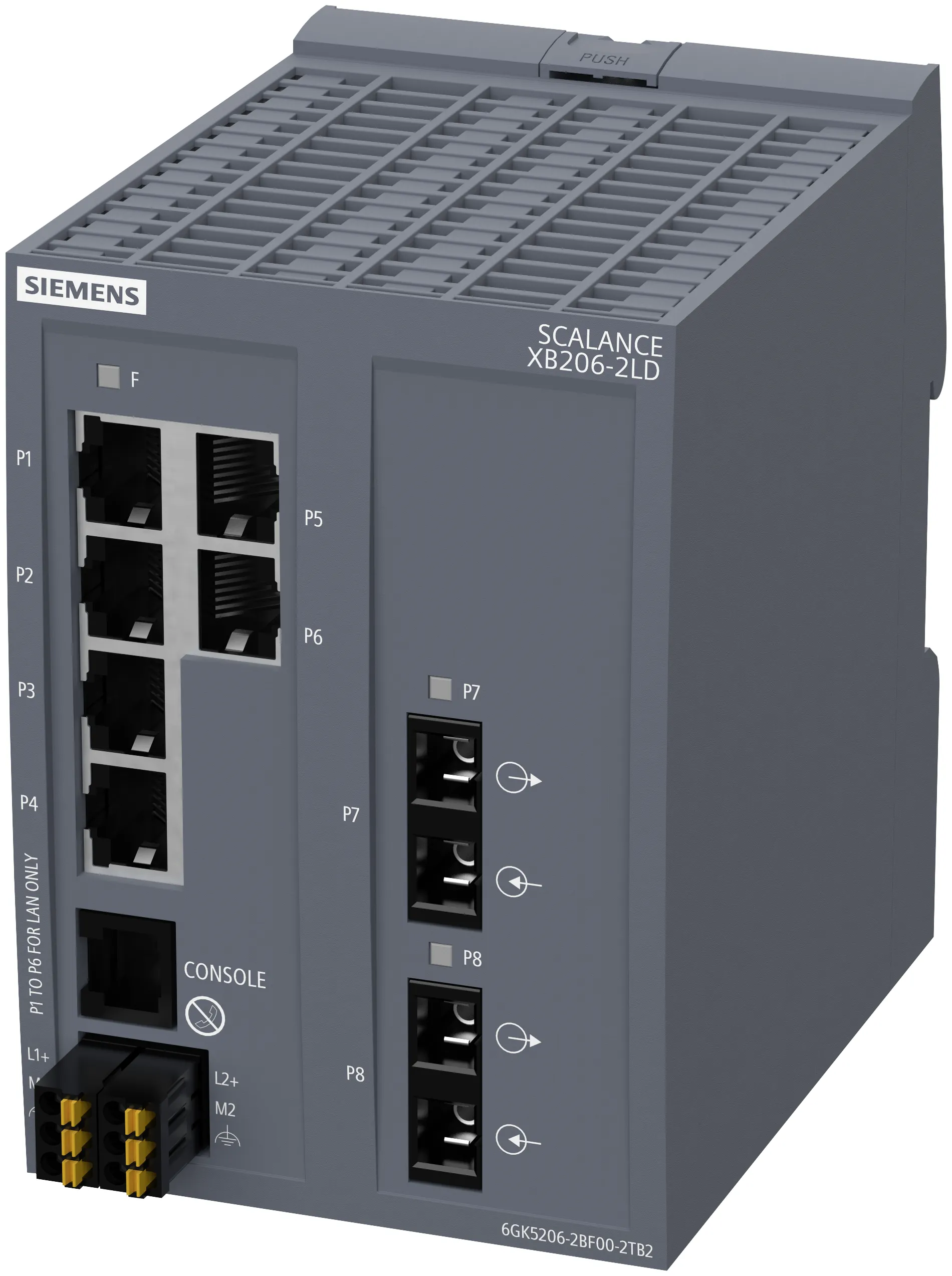 6GK5206-2BF00-2TB2 SCALANCE XB206-2LD zarządzalny przełącznik przemysłowy Ethernet warstwy 2