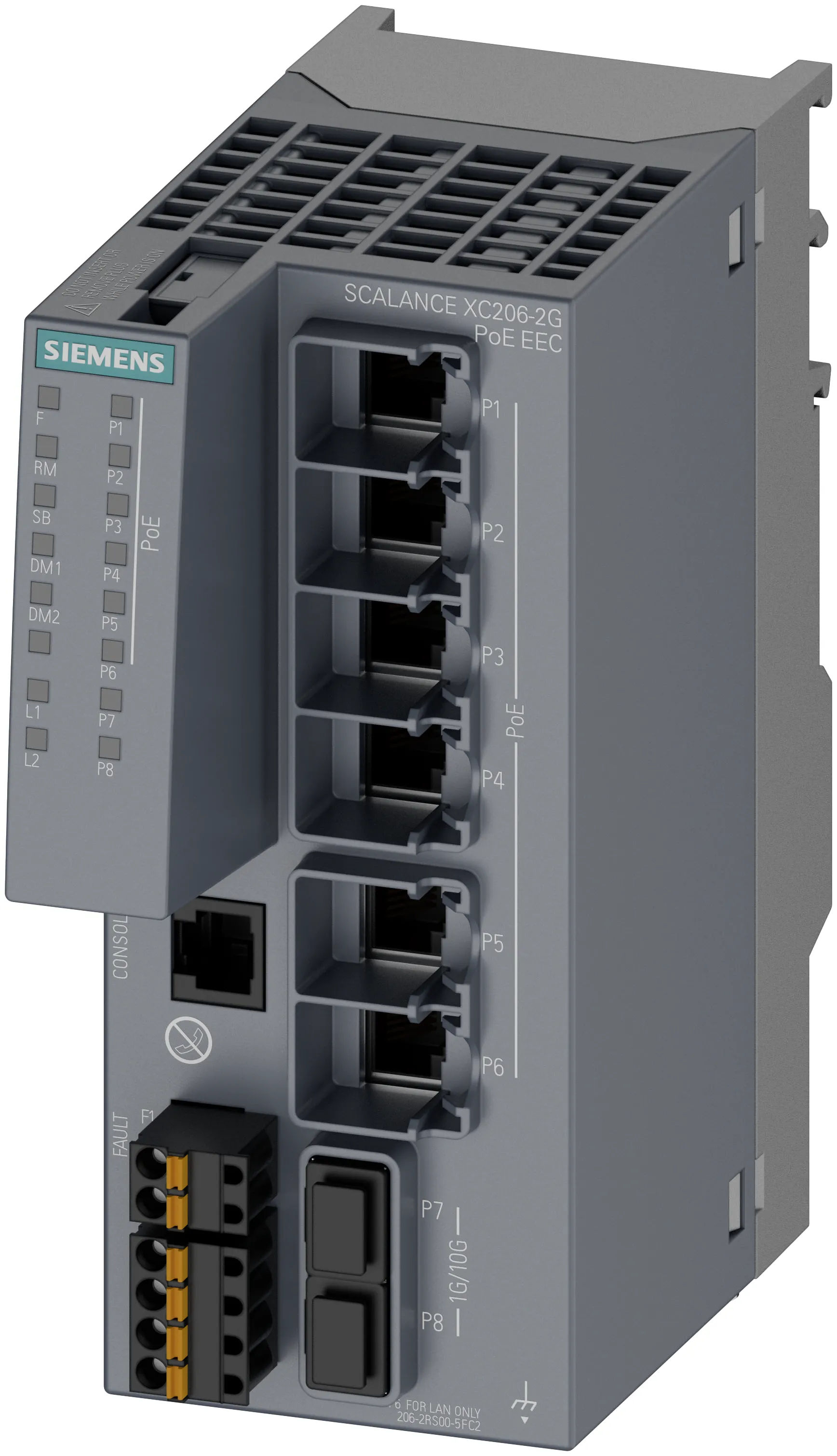 6GK5206-2RS00-5FC2 SCALANCE XC206-2G zarządzalny przełącznik PoE warstwy 2