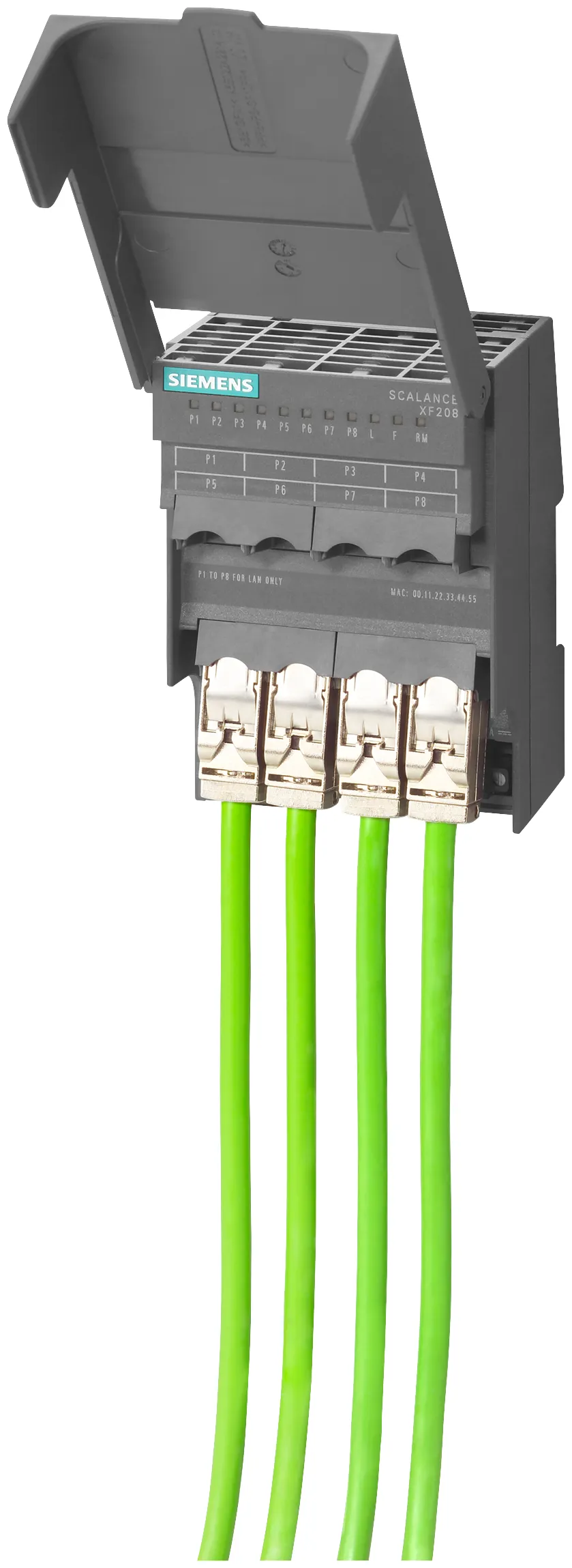 6GK5208-0BA00-2AF2 SCALANCE XF208 zarządzalny przełącznik ethernet FLAT 8x 10/100 MBIT/S RJ45