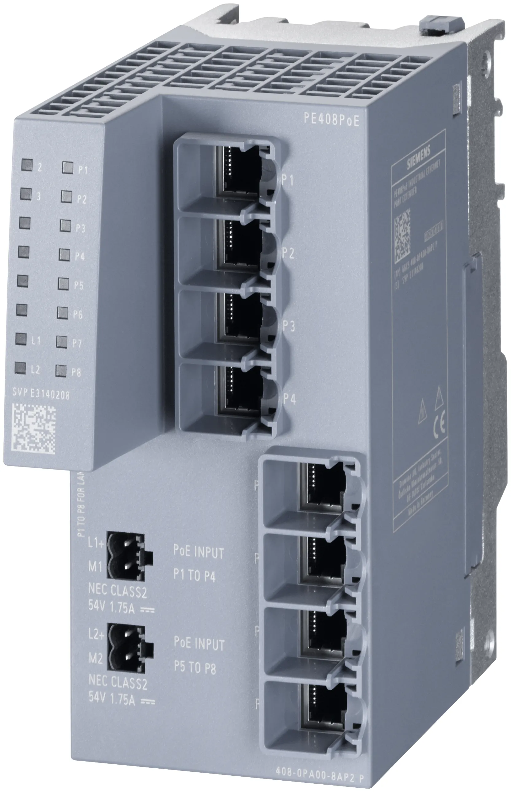6GK5408-0PA00-8AP2 Moduł rozszerzeń portów SCALANCE PE408PoE