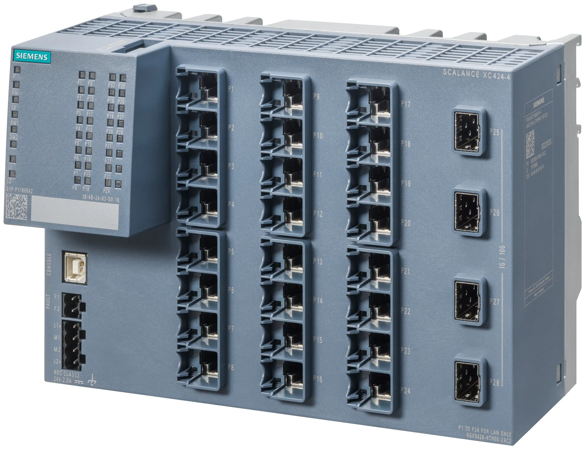 6GK5428-4TR00-2AC2 SCALANCE XC424-4 zarządzalny przełącznik IE Layer 3