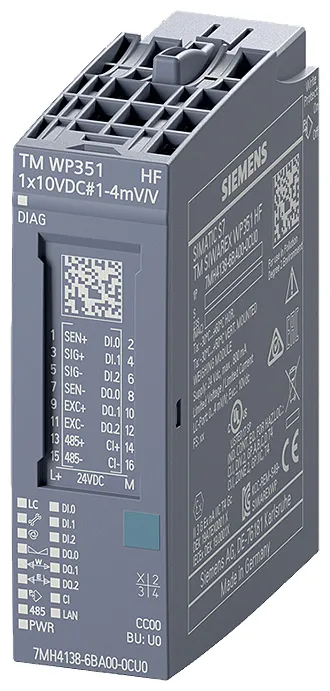 7MH4138-6BA00-0CU0 SIMATIC ET 200SP TM SIWAREX WP351 HF moduł wagowy legal-for-trade